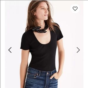 Madewell - scoop neck, ribbed body suit